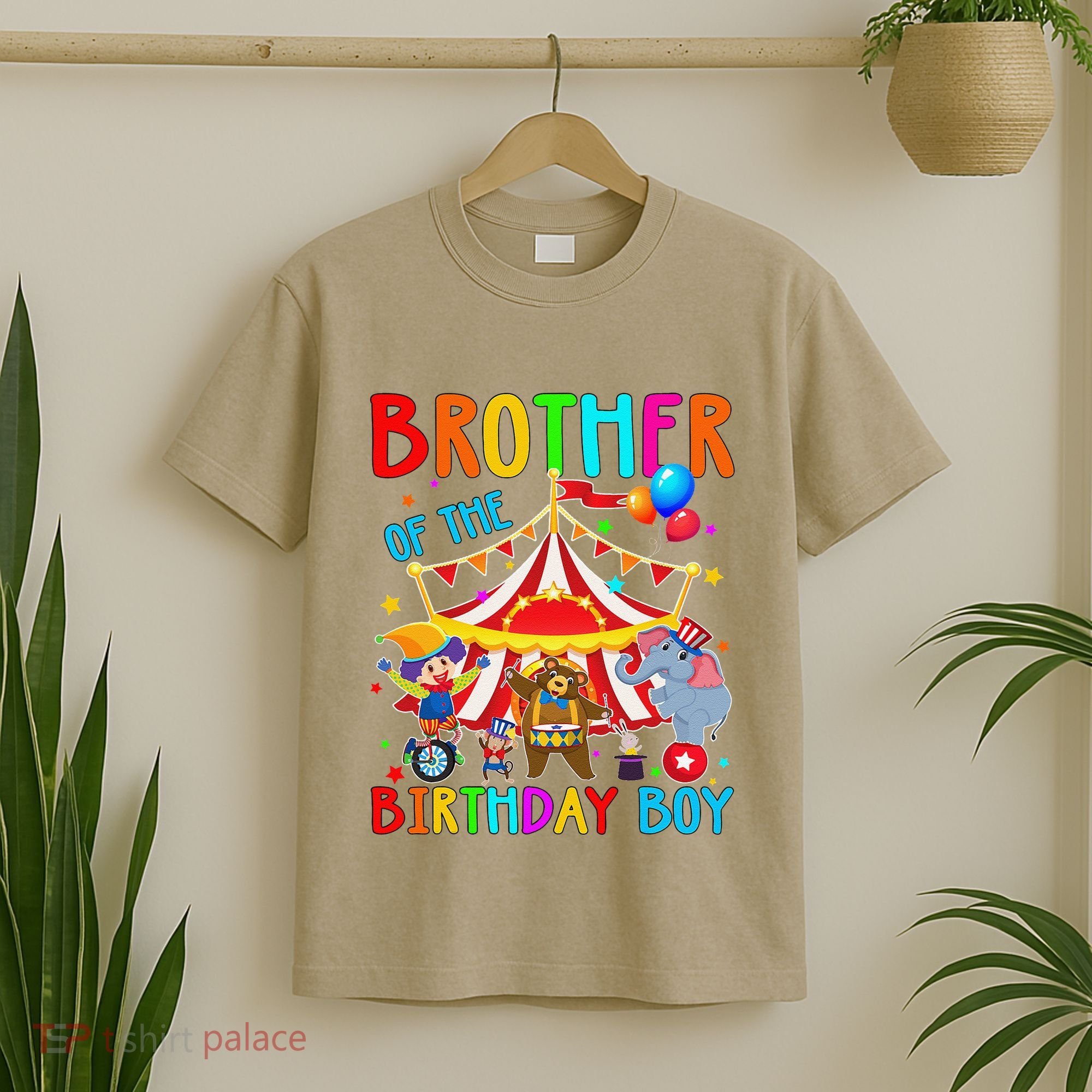 Brother Of The Birthday Carnival Circus Themed Bday T-Shirt
