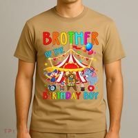 Brother Of The Birthday Carnival Circus Themed Bday T-Shirt thumb 3
