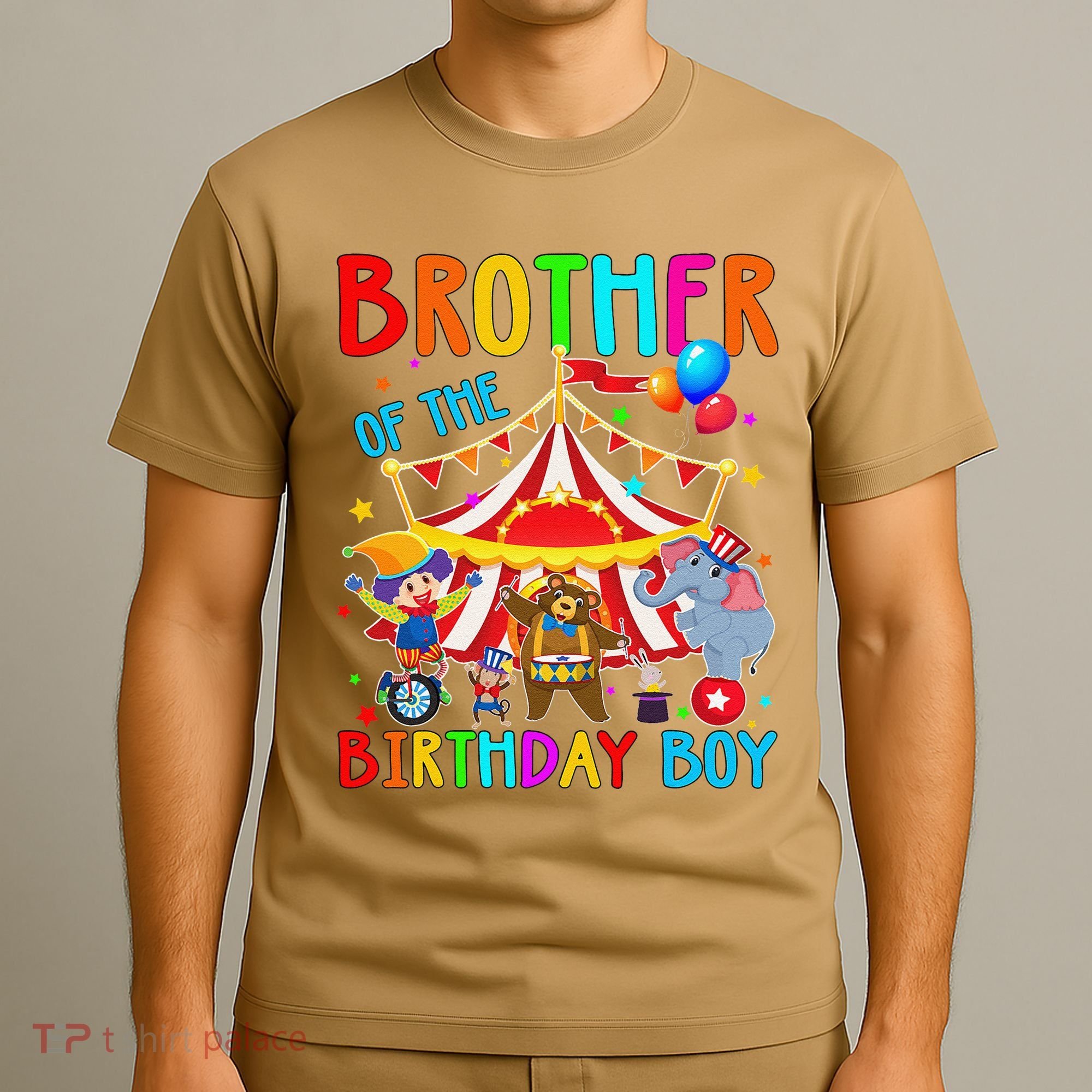 Brother Of The Birthday Carnival Circus Themed Bday T-Shirt