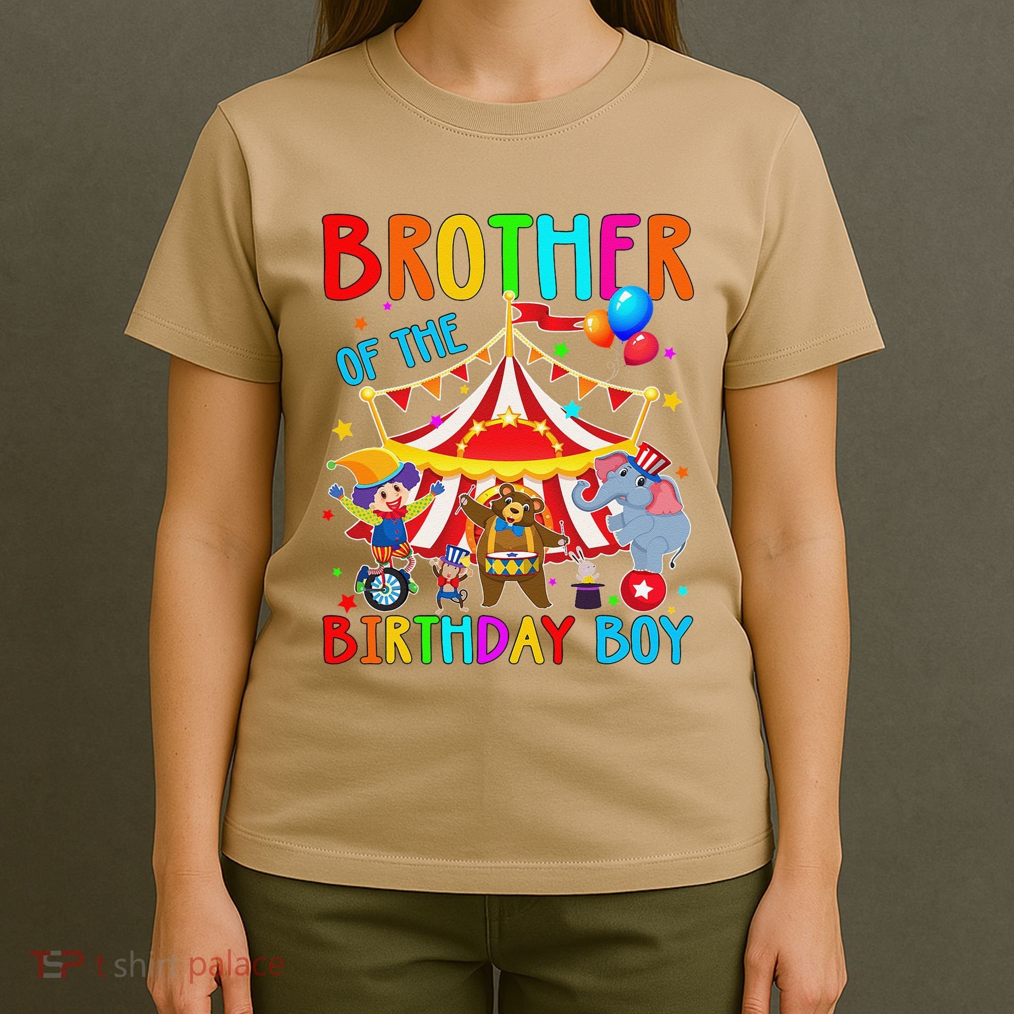Brother Of The Birthday Carnival Circus Themed Bday T-Shirt