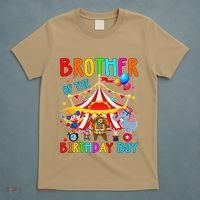Brother Of The Birthday Carnival Circus Themed Bday T-Shirt thumb 5