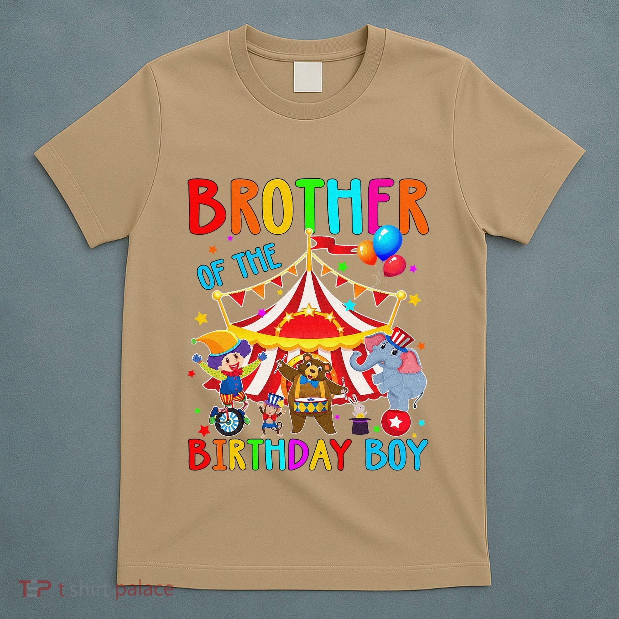 Brother Of The Birthday Carnival Circus Themed Bday T-Shirt