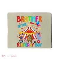 Brother Of The Birthday Carnival Circus Themed Bday Mousepad thumb 0