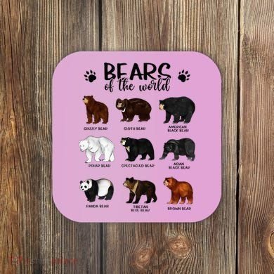Bears Of The World Bears Coaster