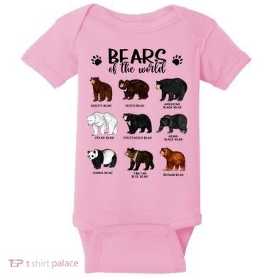 Bears Of The World Bears Baby Bodysuit