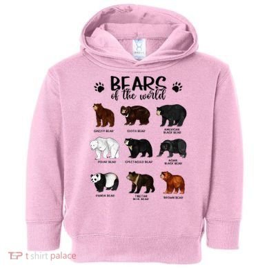 Bears Of The World Bears Toddler Hoodie