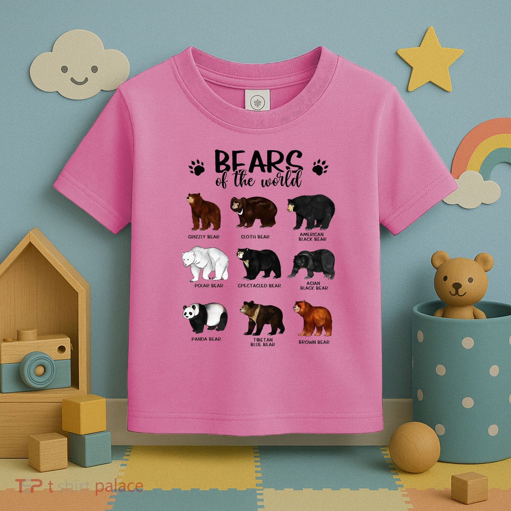 Bears Of The World Bears Toddler T-Shirt