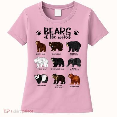 Bears Of The World Bears Women's T-Shirt