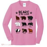 Bears Of The World Bears Kids Long Sleeve Shirt thumb 0