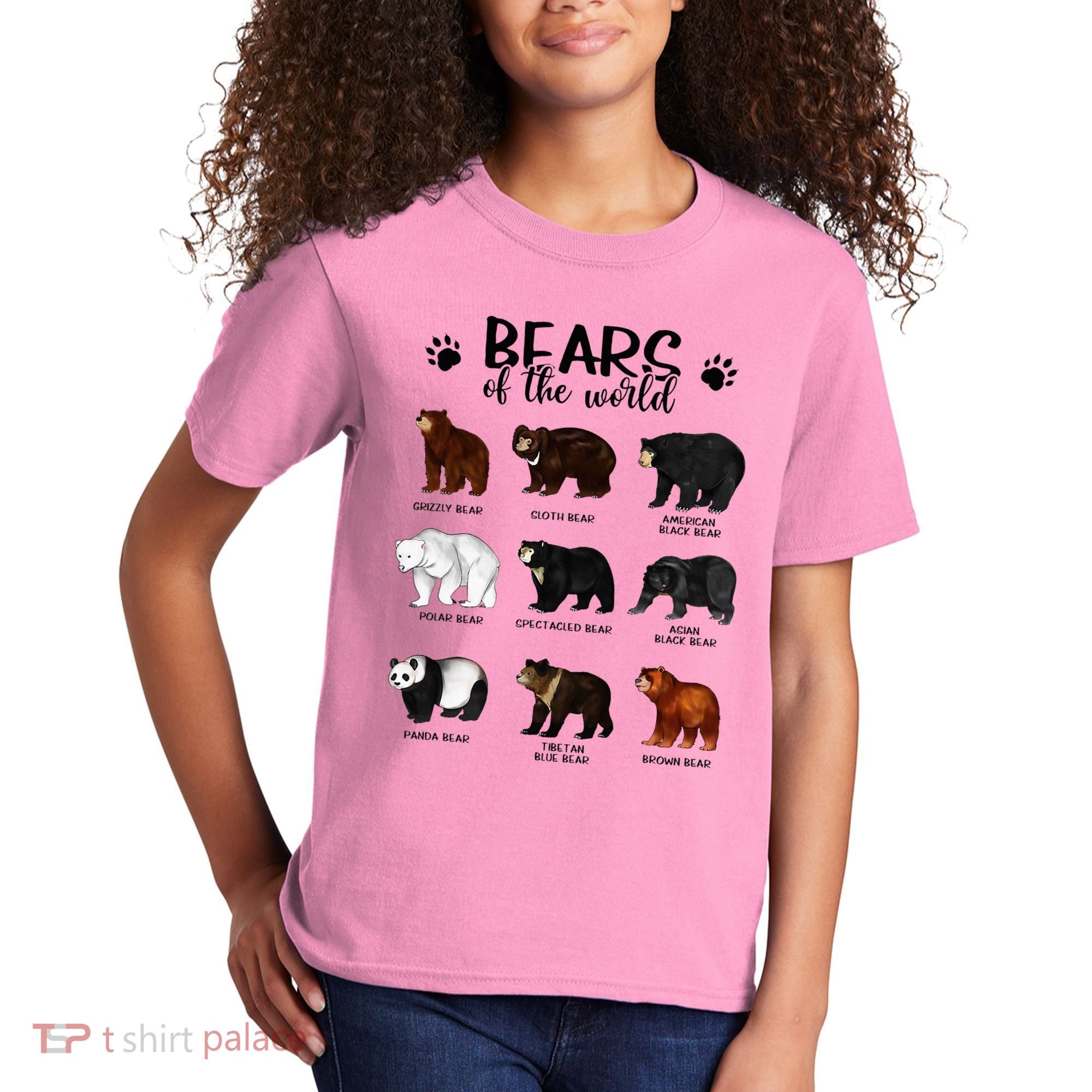 Bears Of The World Bears Kids T-Shirt