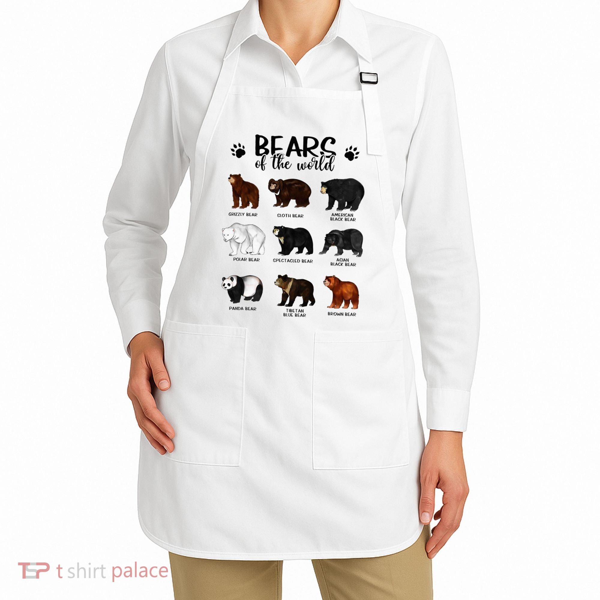 Bears Of The World Bears Apron