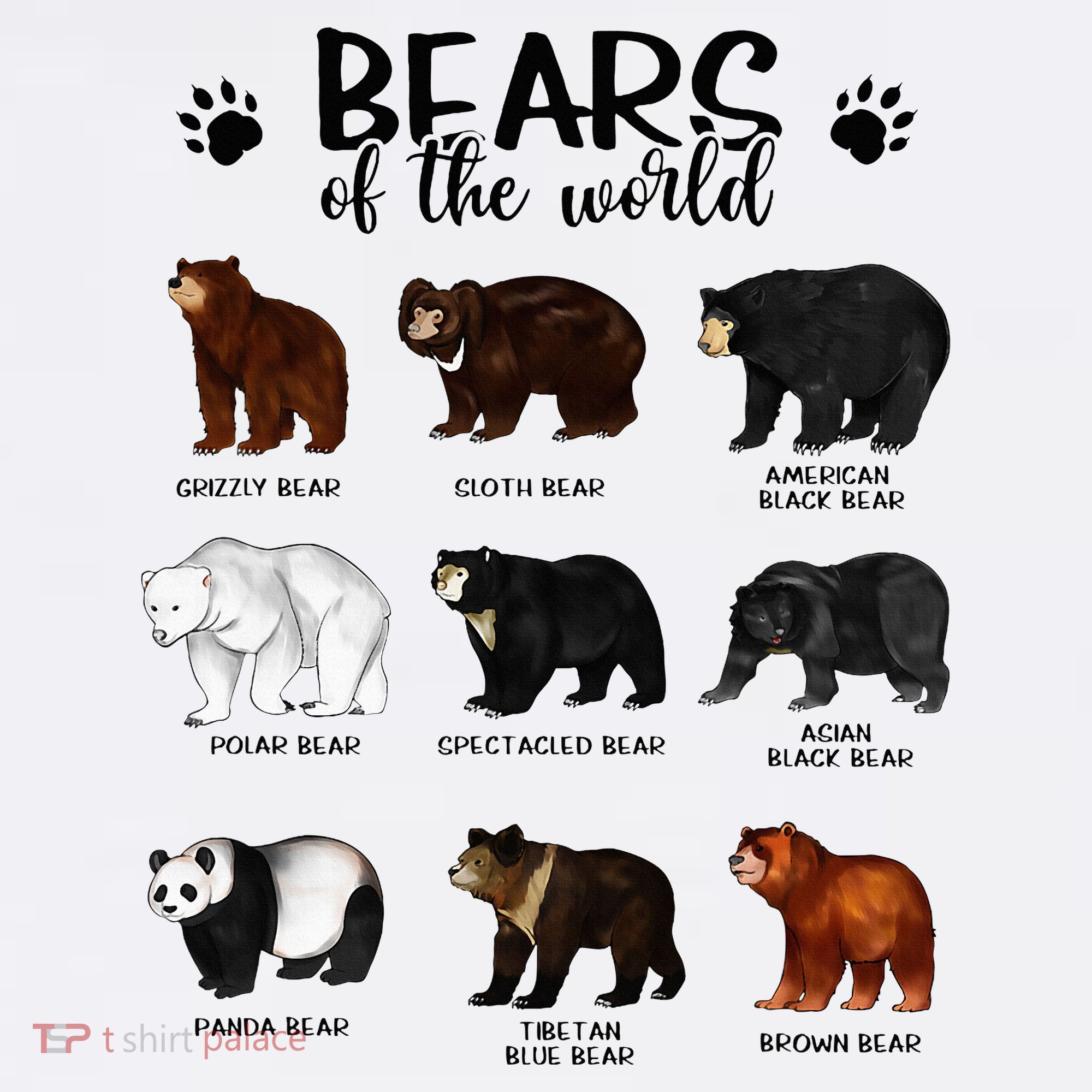 Bears Of The World Bears Apron