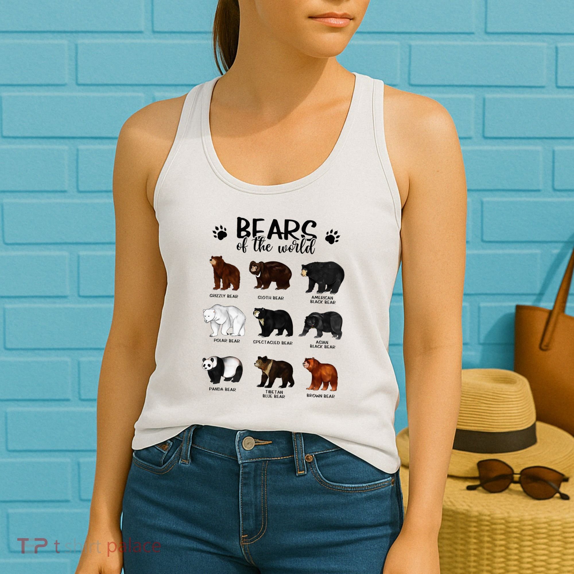 Bears Of The World Bears Women's Tank Top