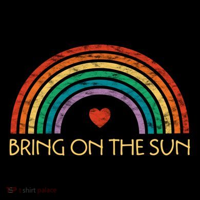 Bring On The Sun Cheerful Summer Sunshine Retro Rainbow Gift Coffee Mug