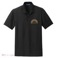 Bring On The Sun Cheerful Summer Sunshine Retro Rainbow Gift Dry Zone Grid Polo thumb 0