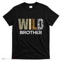 Brother Of The Wild One Zoo Birthday Safari Jungle Animal T-Shirt thumb 0