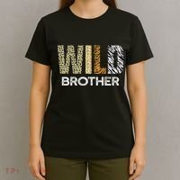 Brother Of The Wild One Zoo Birthday Safari Jungle Animal T-Shirt thumb 4