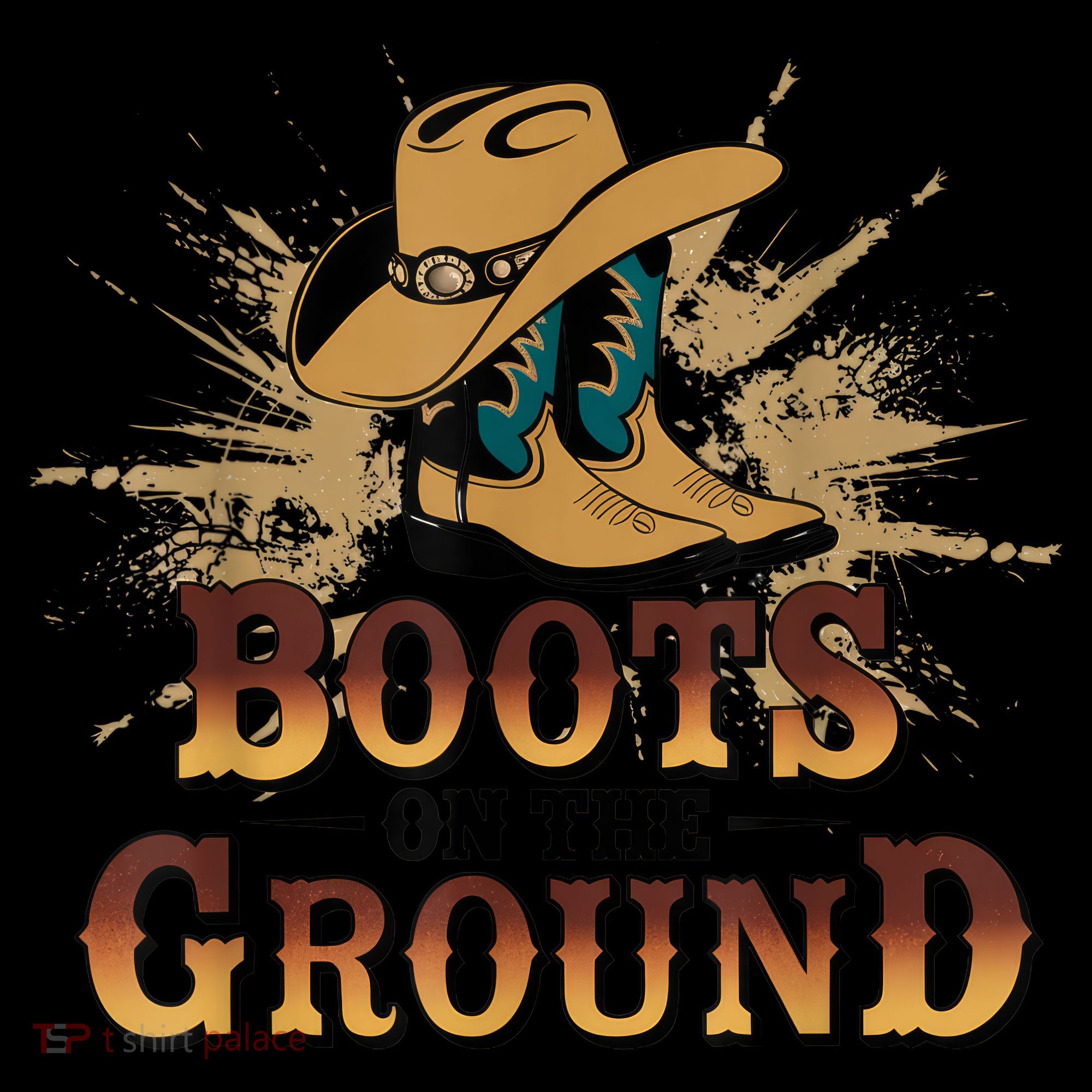 Boots On The Ground Western Cowboy Rodeo Country  Coffee Mug