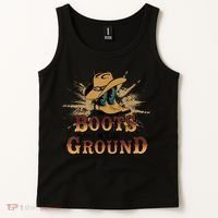 Boots On The Ground Western Cowboy Rodeo Country  Tank Top thumb 2