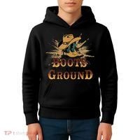 Boots On The Ground Western Cowboy Rodeo Country  Kids Hoodie thumb 4