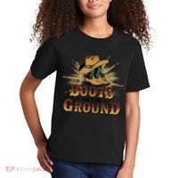 Boots On The Ground Western Cowboy Rodeo Country  Kids T-Shirt thumb 2