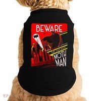 Beware Of The Chicago Mothman! Art Deco Pop Culture Cryptid Doggie Tank thumb 0