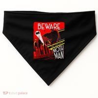 Beware Of The Chicago Mothman! Art Deco Pop Culture Cryptid USA-Made Doggie Bandana thumb 0