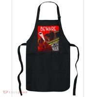 Beware Of The Chicago Mothman! Art Deco Pop Culture Cryptid Apron thumb 0