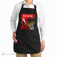 Beware Of The Chicago Mothman! Art Deco Pop Culture Cryptid Apron thumb 2