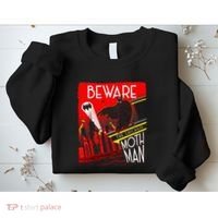 Beware Of The Chicago Mothman! Art Deco Pop Culture Cryptid Sweatshirt thumb 2