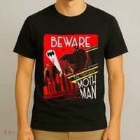 Beware Of The Chicago Mothman! Art Deco Pop Culture Cryptid T-Shirt thumb 3
