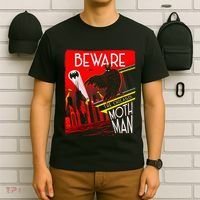 Beware Of The Chicago Mothman! Art Deco Pop Culture Cryptid T-Shirt thumb 6