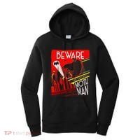 Beware Of The Chicago Mothman! Art Deco Pop Culture Cryptid Women's Hoodie thumb 0