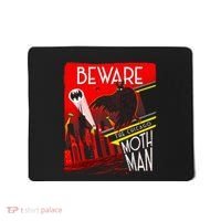 Beware Of The Chicago Mothman! Art Deco Pop Culture Cryptid Mousepad thumb 0