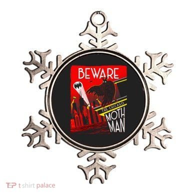 Beware Of The Chicago Mothman! Art Deco Pop Culture Cryptid Ornament