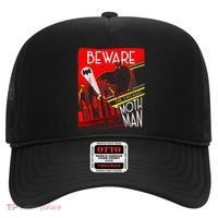 Beware Of The Chicago Mothman! Art Deco Pop Culture Cryptid Hat thumb 0