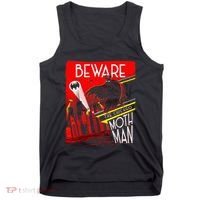 Beware Of The Chicago Mothman! Art Deco Pop Culture Cryptid Tank Top thumb 0