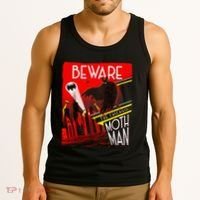 Beware Of The Chicago Mothman! Art Deco Pop Culture Cryptid Tank Top thumb 3