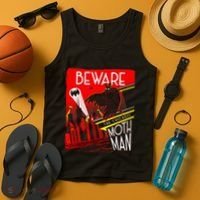 Beware Of The Chicago Mothman! Art Deco Pop Culture Cryptid Tank Top thumb 4
