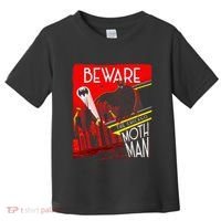 Beware Of The Chicago Mothman! Art Deco Pop Culture Cryptid Toddler T-Shirt thumb 0