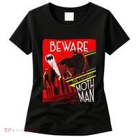 Beware Of The Chicago Mothman! Art Deco Pop Culture Cryptid Women's T-Shirt thumb 0