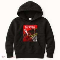 Beware Of The Chicago Mothman! Art Deco Pop Culture Cryptid Kids Hoodie thumb 0