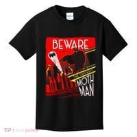 Beware Of The Chicago Mothman! Art Deco Pop Culture Cryptid Kids T-Shirt thumb 0