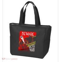 Beware Of The Chicago Mothman! Art Deco Pop Culture Cryptid Tote Bag thumb 3