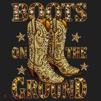 Boots On The Ground, Cowgirl Linedance, Boot Cowboy Western  Women's Sweatshirt thumb 2