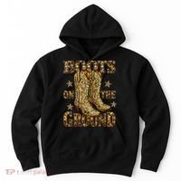 Boots On The Ground, Cowgirl Linedance, Boot Cowboy Western  Hoodie thumb 0
