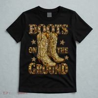 Boots On The Ground, Cowgirl Linedance, Boot Cowboy Western  T-Shirt thumb 5
