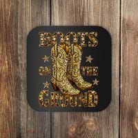Boots On The Ground, Cowgirl Linedance, Boot Cowboy Western  Coaster thumb 0
