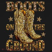 Boots On The Ground, Cowgirl Linedance, Boot Cowboy Western  Women's Hoodie thumb 2