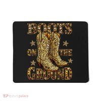 Boots On The Ground, Cowgirl Linedance, Boot Cowboy Western  Mousepad thumb 0